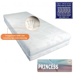 Micro pocketveer matras traagschuim Princess