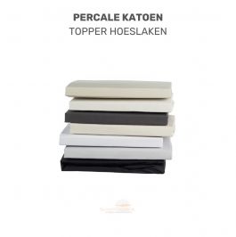 Topper Hoeslaken Katoen Percale - Beddinghouse