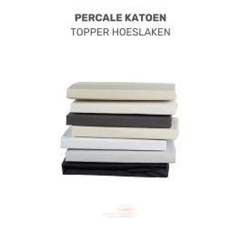 Topper Hoeslaken Katoen Percale - Beddinghouse