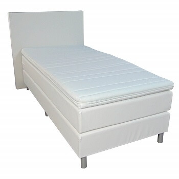 Eenpersoons Boxspring - Madryt 920 Wit